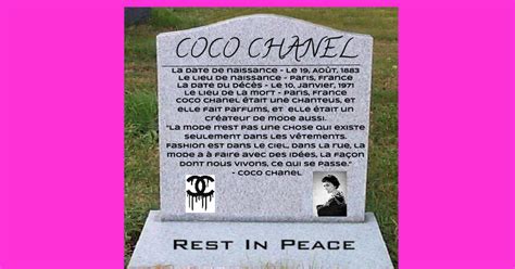 coco chanel tombstone|coco chanel jewellery.